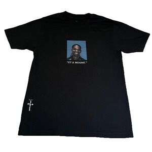⁠Cactus Jack by Travis Scott Free The Rage II Tee in black "It's Miami" M Rare‎